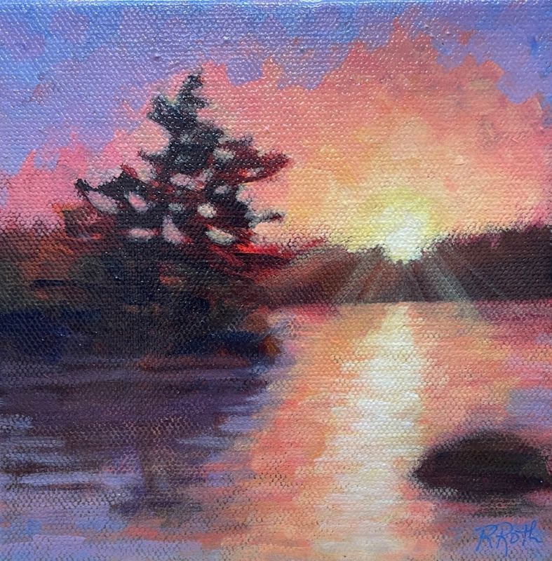 Polka Dot Sunset - Raquel Roth