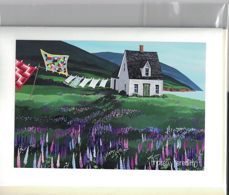 Lupines Everywhere Card - Andrew Meredith