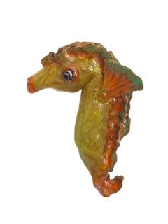 Seahorse Yellow/Orange - Mary Jane Lundy