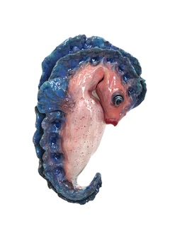Seahorse Pink/Blue - Mary Jane Lundy