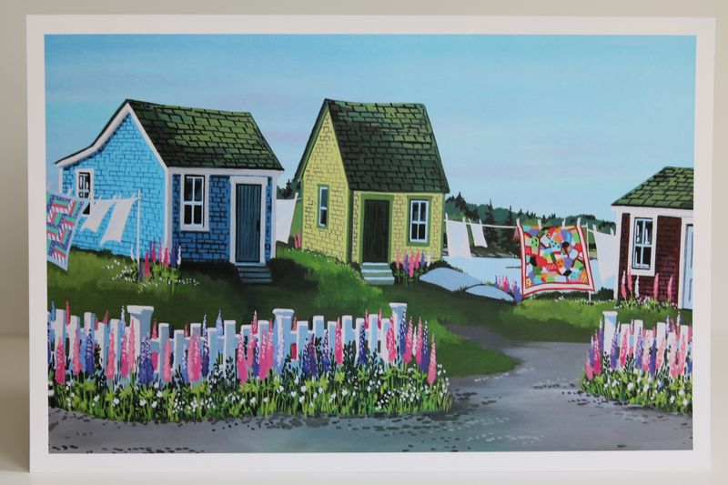 Lupines at Blue Rocks Print 12 x 18 - Andrew Meredith