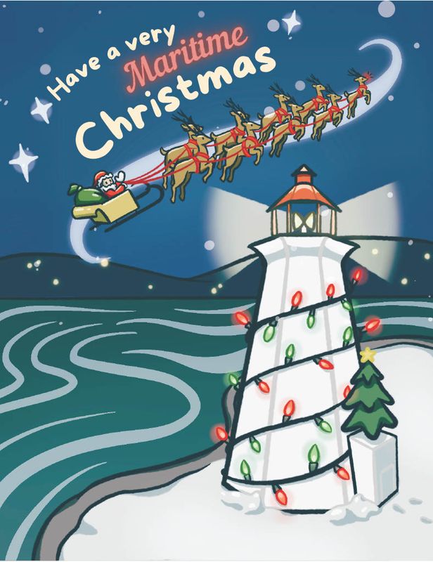 Have a Very Maritime Christmas Card - MITM