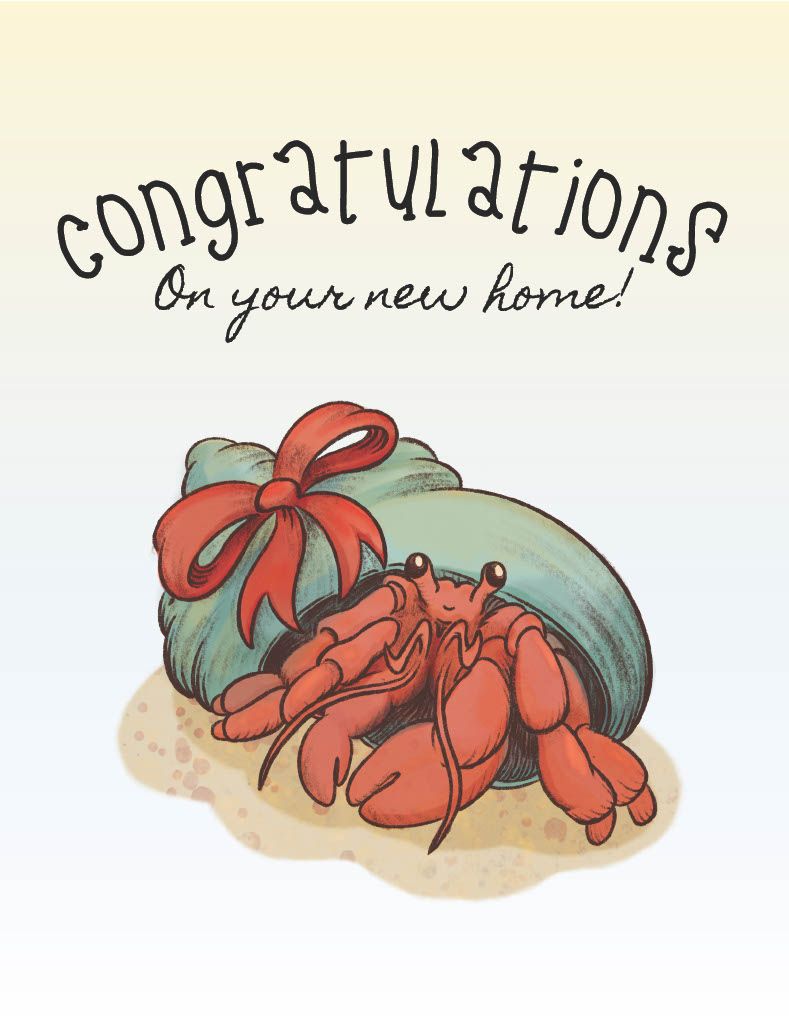 Congratulations On Your New Home Card - MITM Congratulations On Your New Home Card - MITM