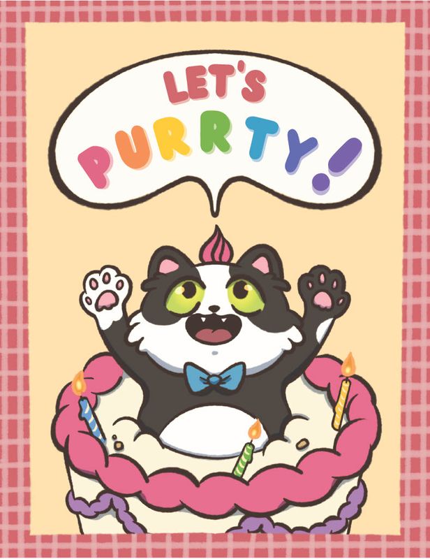 Let's Purrrty Card - MITM Let's Purrrty Card - MITM