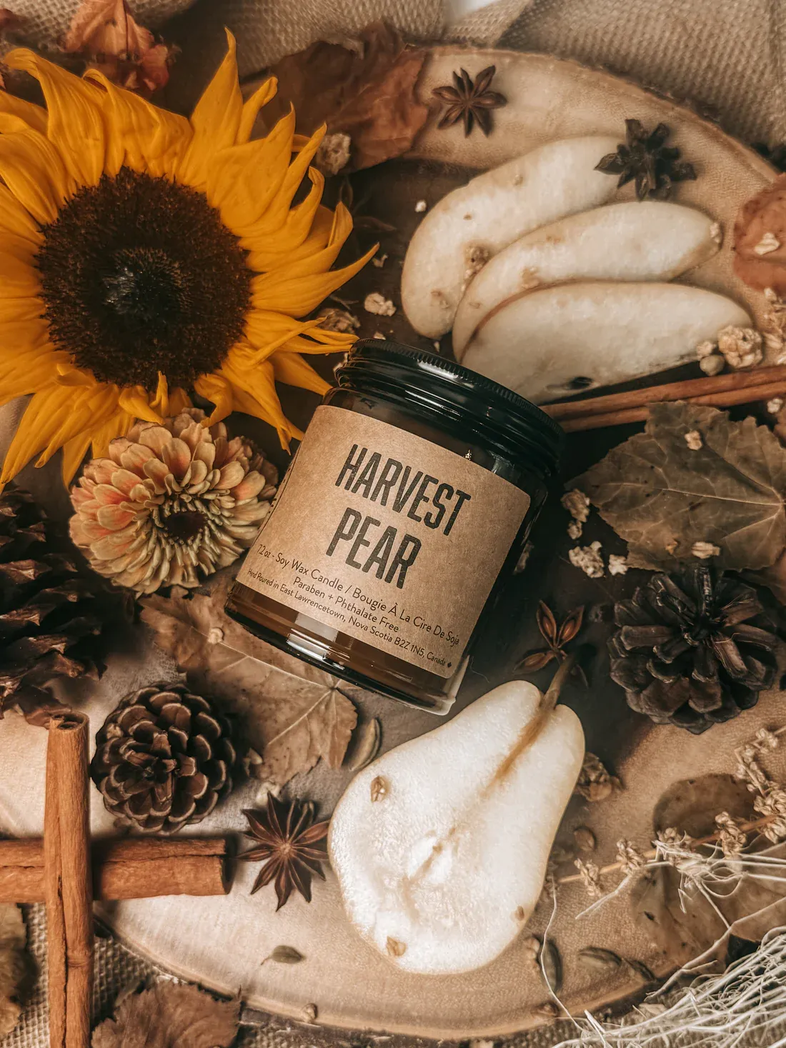 Harvest Pear - Lawrencetown Candles Harvest Pear - Lawrencetown Candles