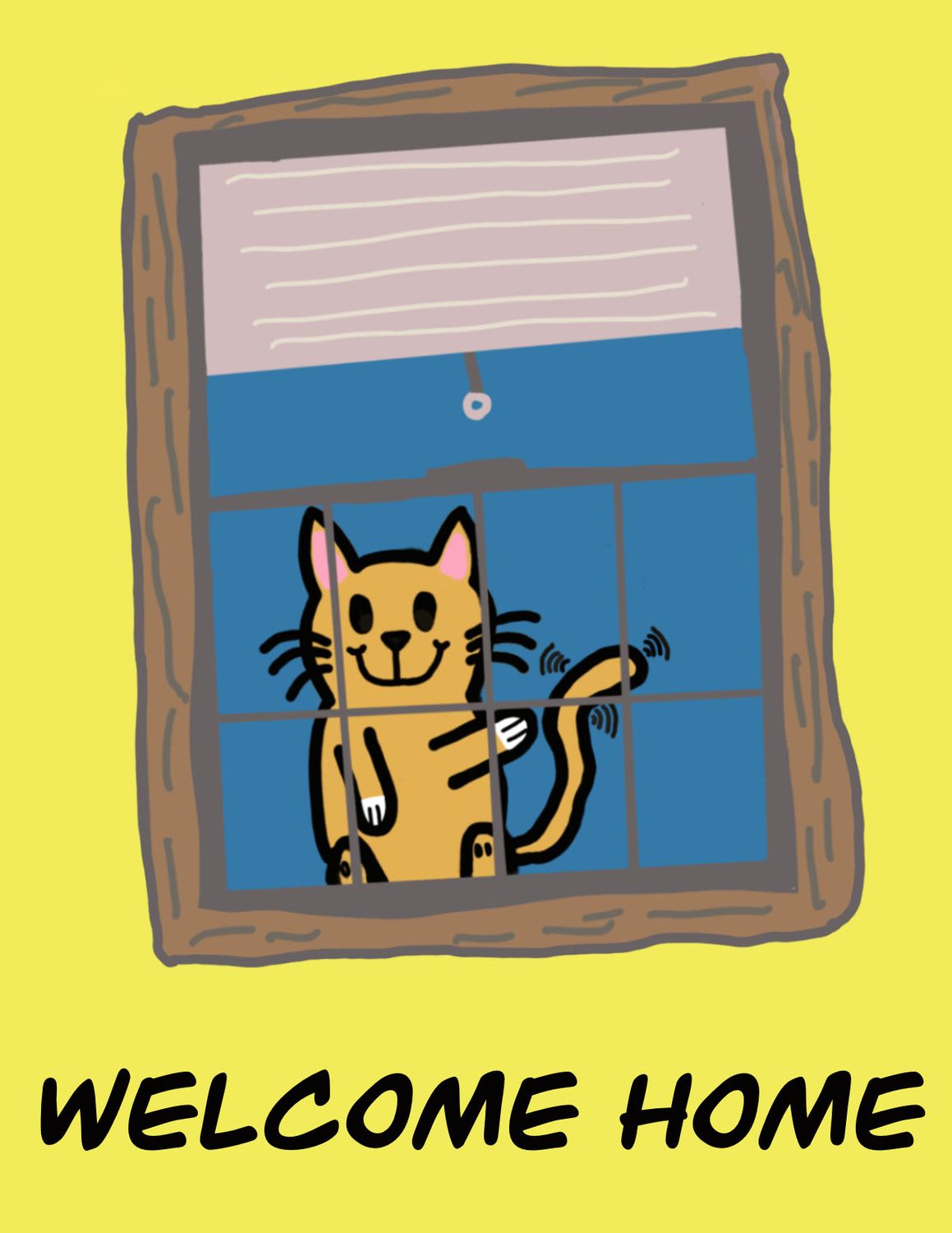 Welcome Home Card - Halicat Welcome Home Card - Halicat