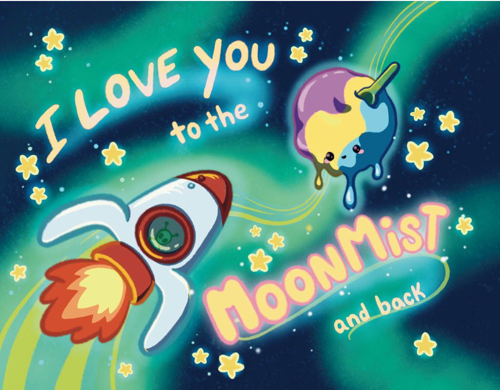 Moon Mist Love You Card - MITM