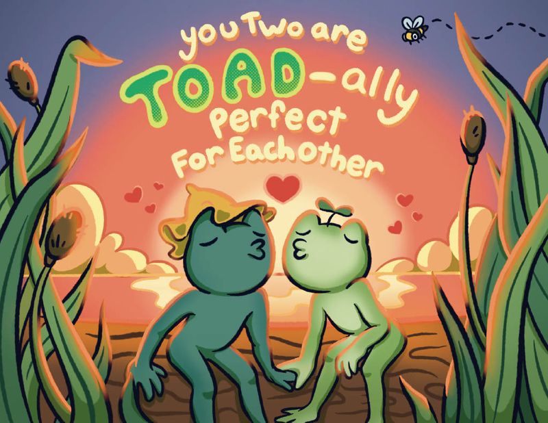 Toadally Perfect for Each Other Card - MITM Toadally Perfect for Each Other Card - MITM