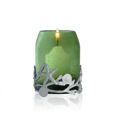 Beach Treasure Votive Candle Holder - Green - Amos