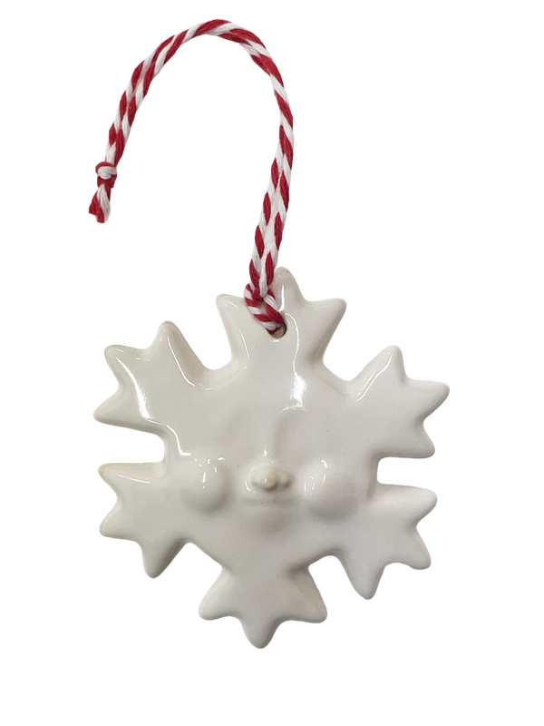 Snowflake with Face Ornament - MITM Snowflake with Face Ornament - MITM