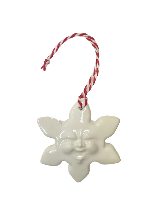 Snowflake with Face Ornament - MITM