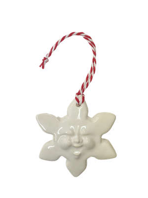 Snowflake with Face Ornament - MITM