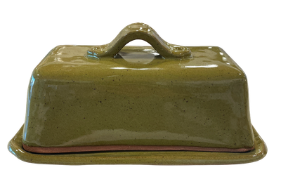 Butter Dish Full Size Sage Green - MITM