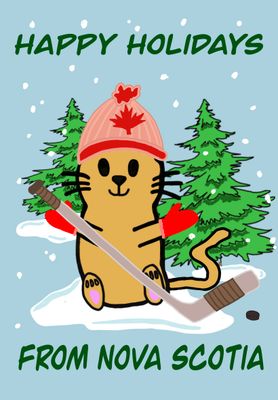 Happy Holidays From NS card - Halicat Happy Holidays From NS card - Halicat