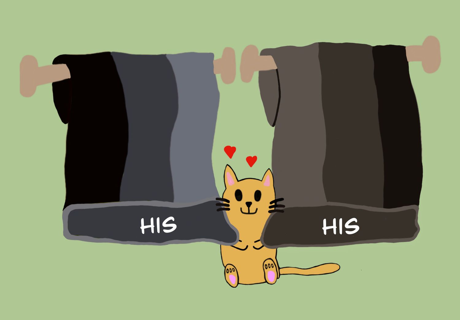 His &amp; His Towels - Halicat