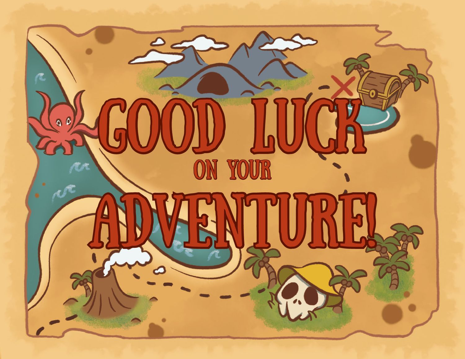 Good Luck on Your Adventure Card - MITM