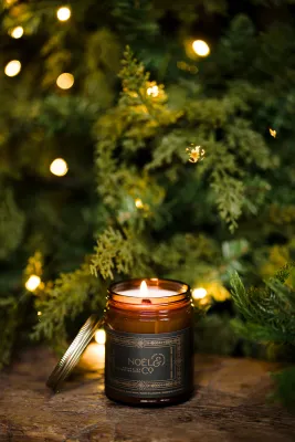 Holly and Ivy 8oz Candle- Noel &amp; Co.