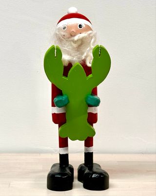 Large Santa with Lobster- Timberdoodle Large Santa with Lobster- Timberdoodle