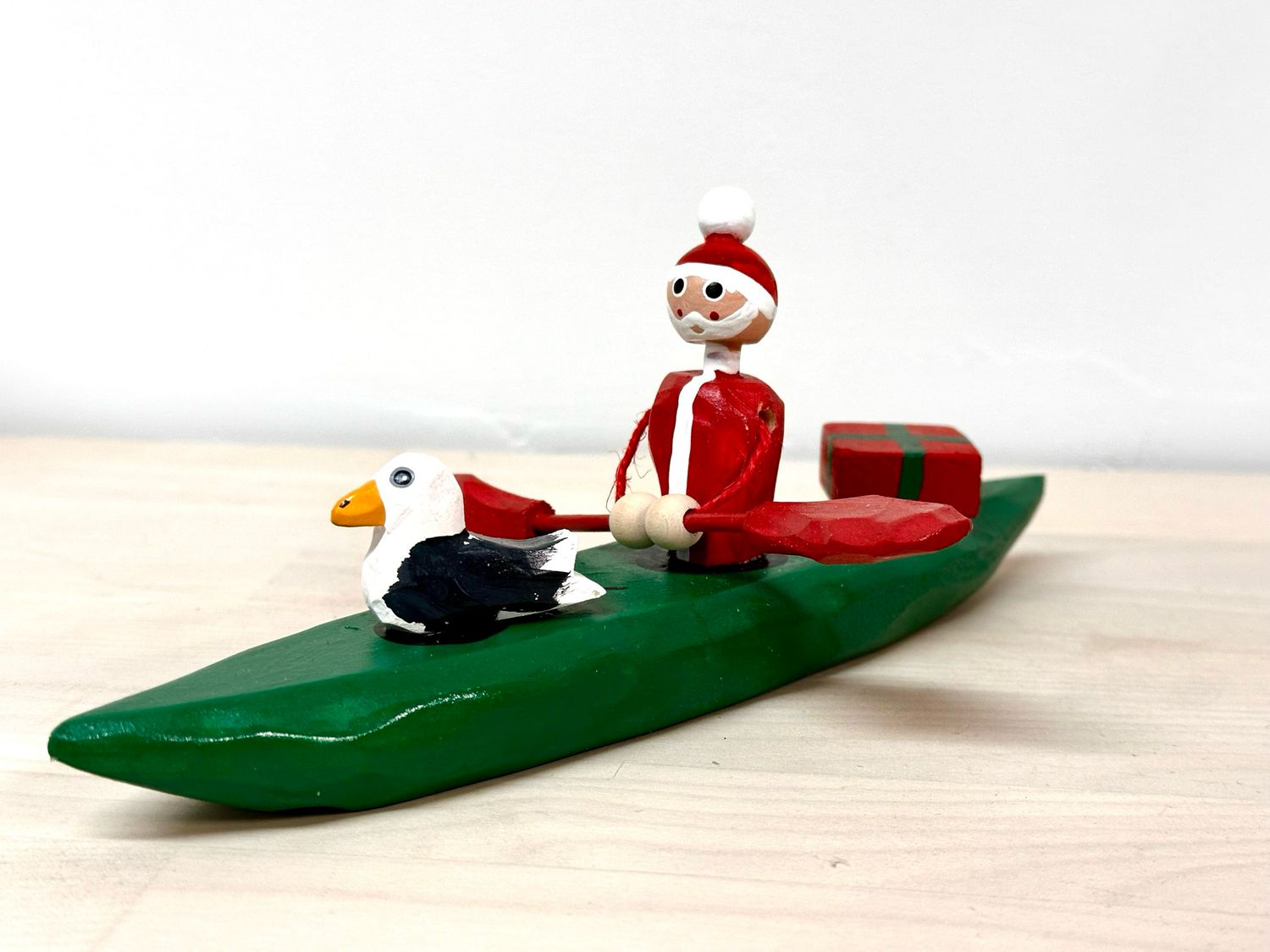 Santa in Kayak- Timberdoodle 