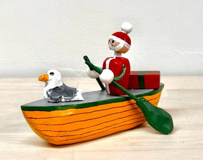 Santa in Dory with Seagull- Timberdoodle