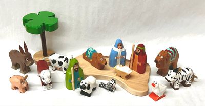 Nativity Set (A) in Bag - Timberdoodle Nativity Set (A) in Bag - Timberdoodle