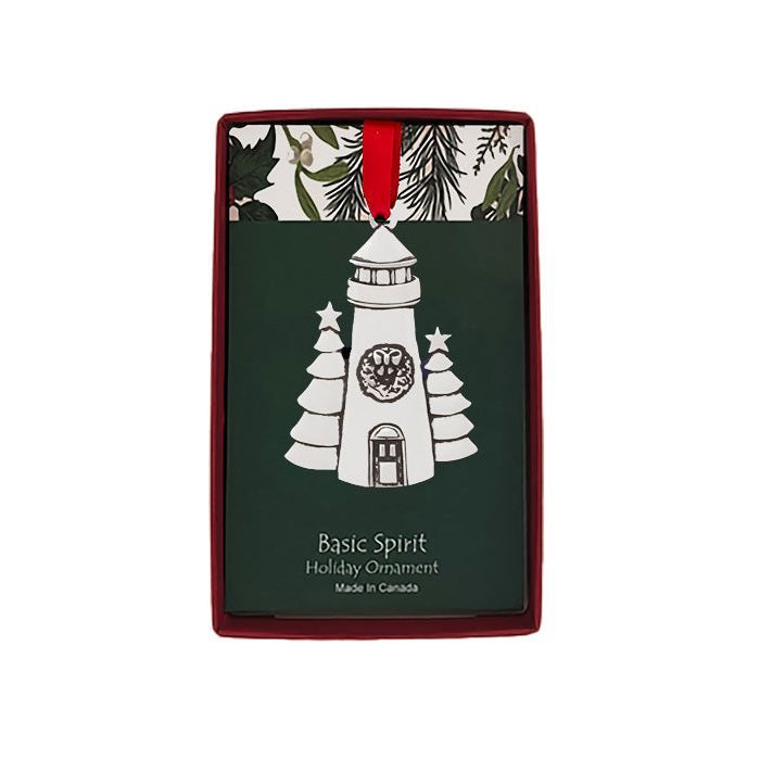 Lighthouse with Christmas Trees - Basic Spirit 