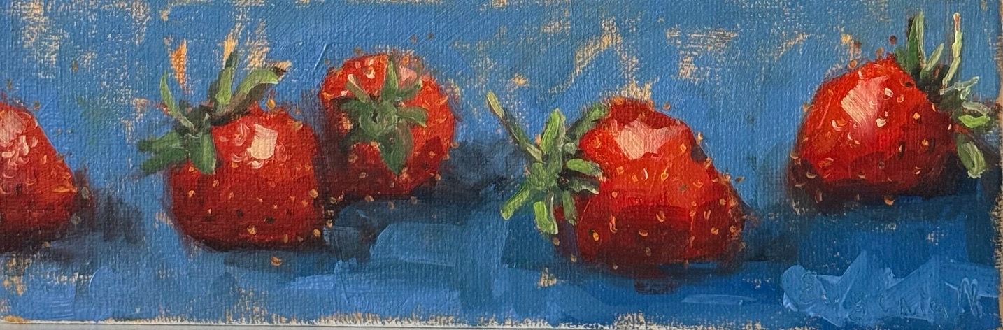 Red on Blue - Evgenia Makogon