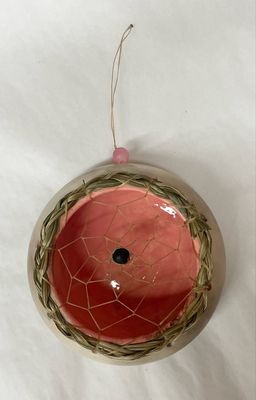 Pink Dream Ornament- Nancy Oakley Pink Dream Ornament- Nancy Oakley