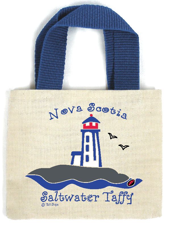 Saltwater Taffy Lighthouse Tote Saltwater Taffy Lighthouse Tote