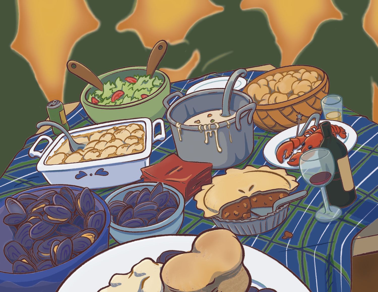 Nova Scotia Kitchen Party Print 8x10 - MITM Nova Scotia Kitchen Party Print 8x10 - MITM