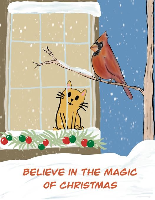Believe in the Magic of Christmas card - Halicat Believe in the Magic of Christmas card - Halicat