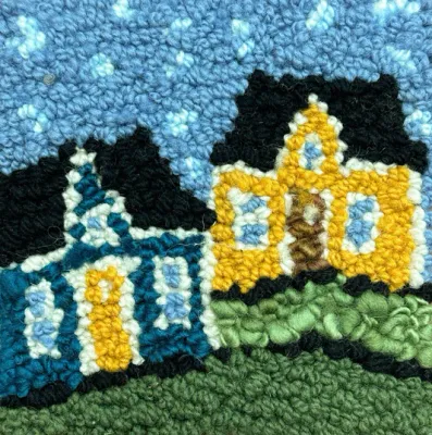 Friendly Neighbours - Rug Hooking Kit Friendly Neighbours - Rug Hooking Kit