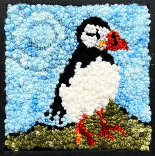 The Puffin - Rug Hooking Kit The Puffin - Rug Hooking Kit