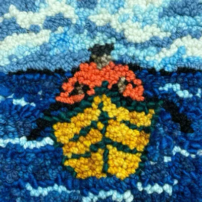 Dory Ride - Rug Hooking Kit Dory Ride - Rug Hooking Kit