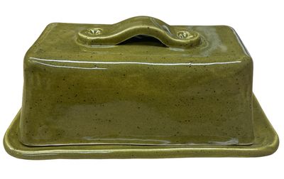 Butter Dish Full Size Sage Green - MITM Butter Dish Full Size Sage Green - MITM