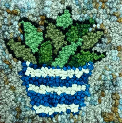 Succulent- Rug Hooking Kit Succulent- Rug Hooking Kit