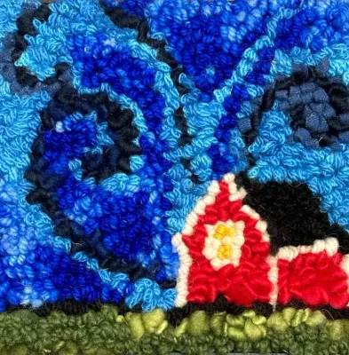 Midnight Moonlight- Rug Hooking Kit 