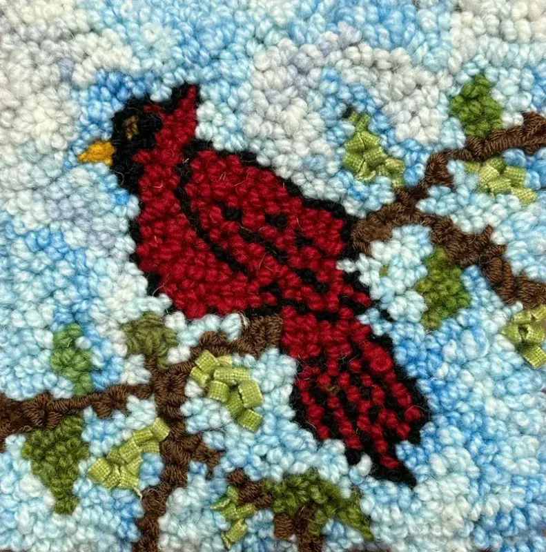 Cardinal- Rug Hooking Kit Cardinal- Rug Hooking Kit
