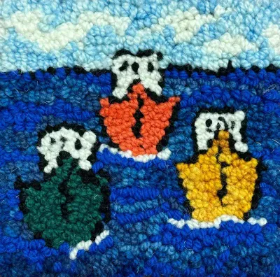 Shore Bound- Rug Hooking Kit Shore Bound- Rug Hooking Kit