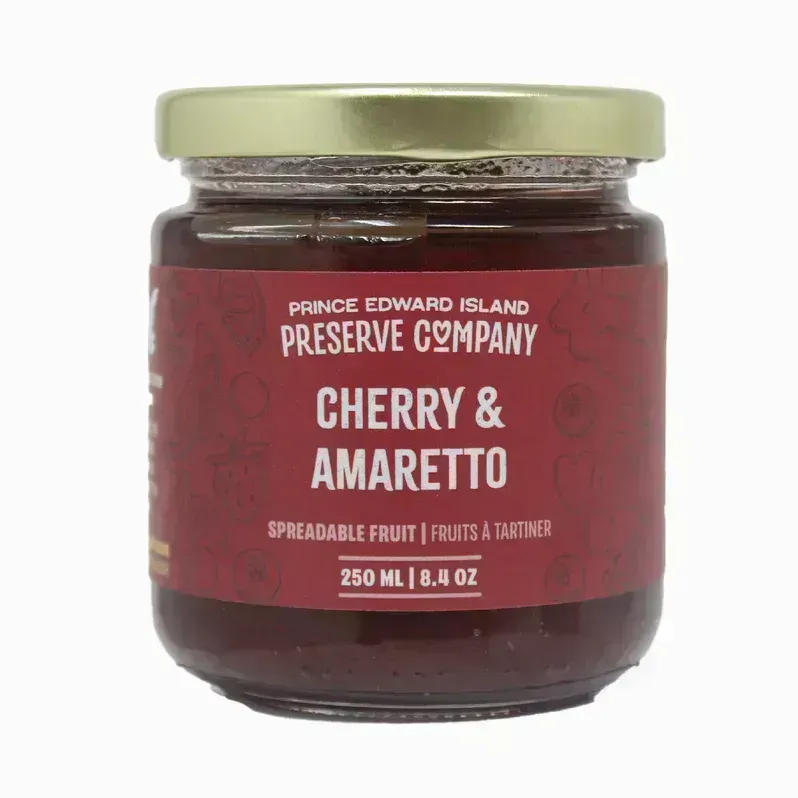 Cherry and Amaretto 250ml- PEI Preserves