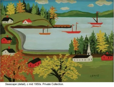 Seascape Card- Maud Lewis