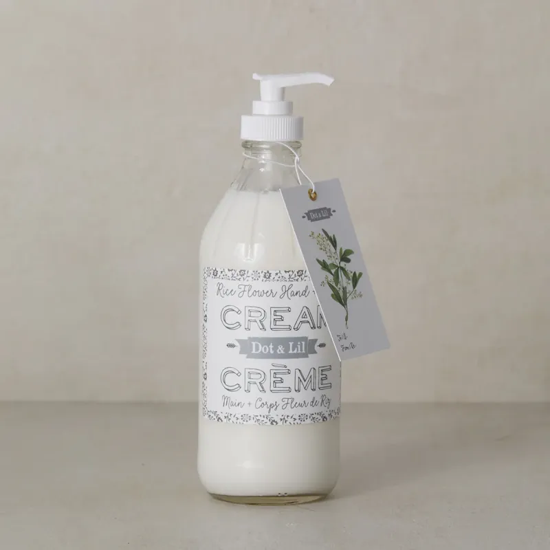 Rice Flower Hand and Body Cream- Dot & Lil Rice Flower Hand and Body Cream- Dot & Lil