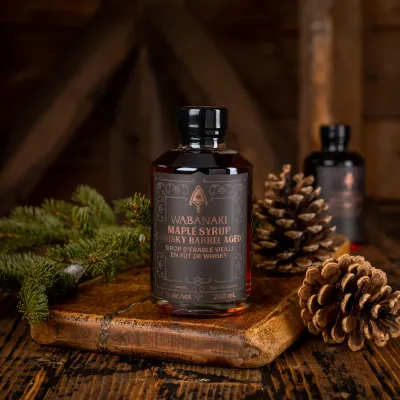 Whisky Maple Syrup 200ml- Wabanaki Maple