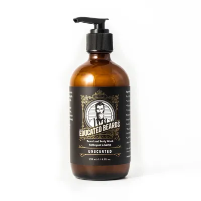 Unscented Beard and Body Wash- Educated Beards