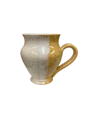 Yellow and White Classic Mug- Alicia Kate Yellow and White Classic Mug- Alicia Kate
