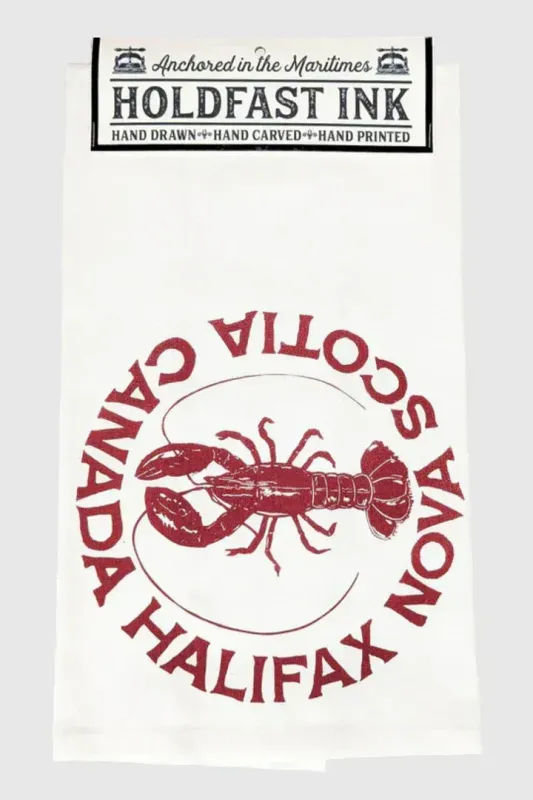 Nova Scotia Lobster Tea Towel Nova Scotia Lobster Tea Towel