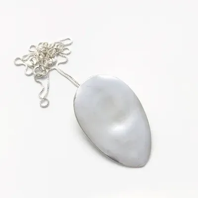 Silver Spoon Floating Necklace- Hunter St. Silver Silver Spoon Floating Necklace- Hunter St. Silver