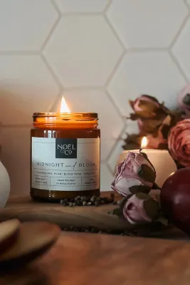 Midnight and Bloom Candle- Noel &amp; Co.
