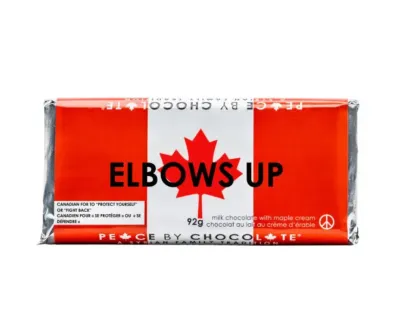 Elbows Up Bar - Peace by Chocolate Elbows Up Bar - Peace by Chocolate