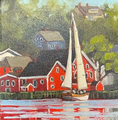 "Lunenburg Harbour" - Evgenia Makogon